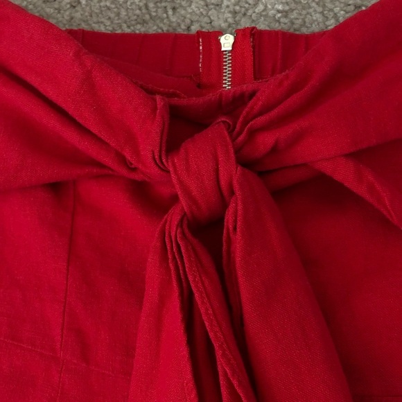 Gypsies & Moonlight Jumpsuit Womens Size 7 Red Strapless Cropped - Picture 12 of 14